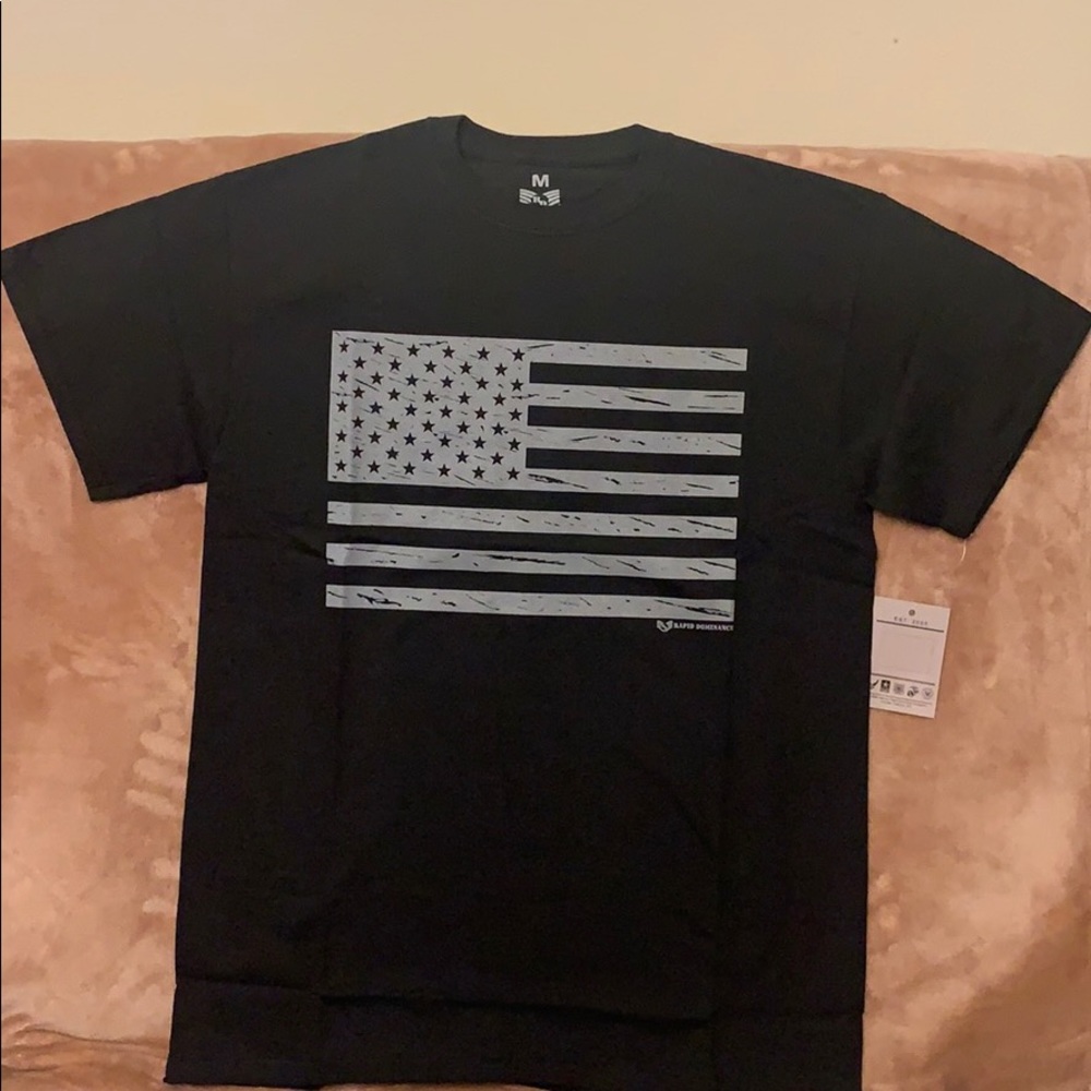 RapDom USA Flag Mens Graphic Tee